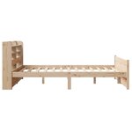 vidaXL Cadre de lit avec tête de lit sans matelas 120x190 cm