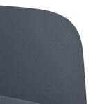 vidaXL Canapé causeuse gris foncé 109 cm velours