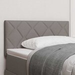 vidaXL Tête de Lit en Tissu Géométrique Taupe 100 cm tissu