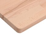 vidaXL Dessus de bureau 110x60x2 5 cm bois massif de hêtre