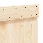 vidaXL Tête de lit 200x104 cm bois massif de pin