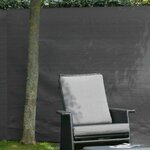 Nature Brise-vue de jardin PE 1 5 x 5 m Anthracite