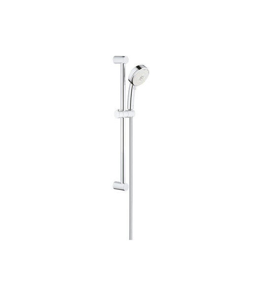 Grohe ensemble de douche 3 jets tempesta cosmopolitan 100 27579002 - barre de douche 60 cm -limiteur de débit -anti-calcaire -c