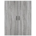 vidaXL Armoire murale sonoma gris 69 5x34x90 cm