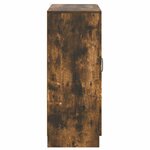 vidaXL Buffet Chêne fumé 66 x 34 5 x 87 cm Bois d'ingénierie