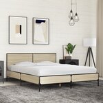 vidaXL Cadre de lit sans matelas chêne sonoma 160x200 cm