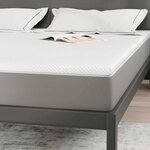 vidaXL Coussins de Matelas Blanc 200 x 200 cm