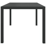 vidaXL Mobilier à dîner de jardin et coussins 7Pièces Résine tressée Gris
