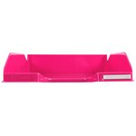 Corbeille À Courrier Combo Midi Iderama - Framboise Brillant - X 6 - Exacompta