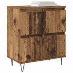 vidaXL Buffets 3 Pièces Bois ancien