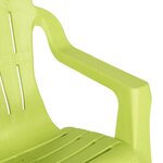 vidaXL Chaises de jardin pour enfants lot de 2 vert 37x34x44 cm PP
