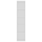 vidaXL Bibliothèque Blanc 40x30x189 cm Bois d’ingénierie