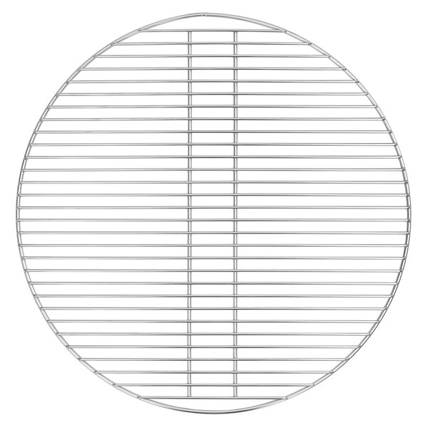 Grille de BBQ vidaXL Argent Ø57 cm en Acier Inoxydable