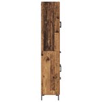 vidaXL Haut Armoire avec tiroir 2 Pièces Bois ancien Bois d'ingénierie