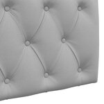 vidaXL Tête de lit suspendue Gris nuage Tissu