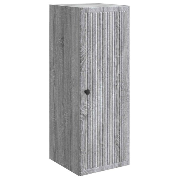 vidaXL Armoire Murale Sonoma gris 33 x 34 5 x 90 cm Bois d'ingénierie