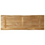 vidaXL Dessus de table bord vivant 120x40x3 8 cm bois de manguier brut