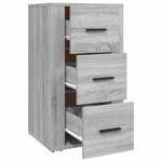 vidaXL Buffet Sonoma gris 40x33x70 cm Bois d'ingénierie