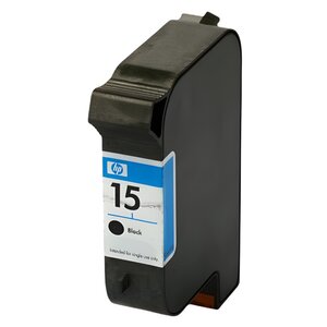 Cartouche d'encre authentique HP 15 Noir - programme SECOND