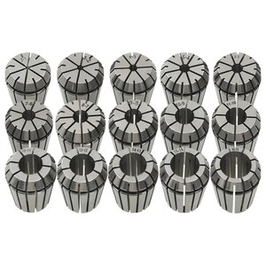 vidaXL Douilles de serrage ER25 15 Pièces Ensemble d'outils de tournage