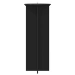 vidaXL Support de Plante 2 pièces Noir Ø40 x 100 cm Bois d'ingénierie