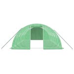 vidaXL Serre avec cadre en acier vert 24 m² 6x4x2 m