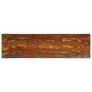 vidaXL Dessus de table 100x20x3 8cm rectangulaire bois massif récupéré
