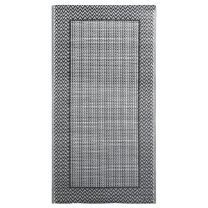 vidaXL Tapis d'extérieur Gris 80x150 cm PP