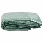 vidaXL Couverture de remplacement de serre (16 m²) 400x400x200 cm Vert