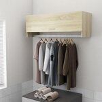 vidaXL Garde-robe chêne sonoma 100x32 5x35 cm bois d'ingénierie