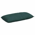 vidaXL Coussin de Dos Vert foncé 100 x 19 x 50 cm tissu