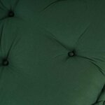 vidaXL Coussin de canapé sur palette Vert tissu