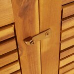 vidaXL Boîte de rangement de jardin 70x87x104 cm bois massif d'acacia