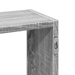 vidaXL Étagère murale sonoma gris 159x18x66 cm bois ingénierie