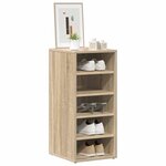 vidaXL Armoire à chaussures Chêne Sonoma 31 5x35x70 cm Bois ingénierie