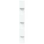 vidaXL Étagère séparatrice de pièce à 6 niveaux blanc 70x24x193 cm