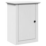 vidaXL Meubles de salle de bain 4 Pièces BODO blanc bois de pin massif
