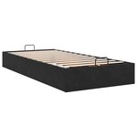 vidaXL Cadre de lit ottoman sans matelas noir 90x190 cm velours