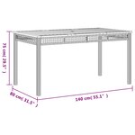 vidaXL Ensemble à manger de jardin coussins 7Pièces Noir Résine tressée