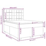vidaXL Sommier à lattes de lit et matelas Vert foncé 160x200cm Velours