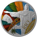 Monnaie RIO DE JANEIRO Journey Around The World 3 Oz Argent 5$ Niue 2026