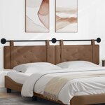 vidaXL Tête de lit suspendue Cappuccino Simili cuir