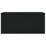 vidaXL Boîte de Rangement avec stockage Chêne noir 100 x 42 x 46 cm