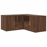 vidaXL Armoire d'angle chêne marron 160x40x45 cm bois d'ingénierie