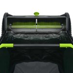 vidaXL Balayeuse à gazon 103 L