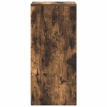 vidaXL Buffet chêne fumé 29 5x34x76 cm bois d'ingénierie