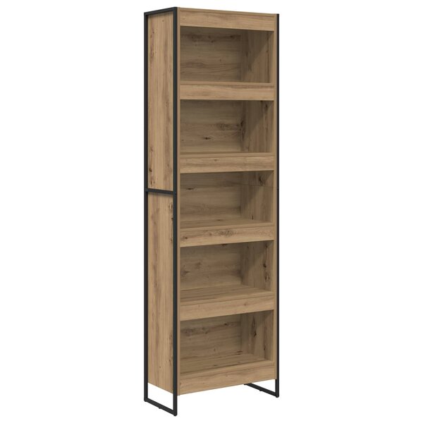vidaXL Bibliothèque 2 Pièces Chêne artisan 80 x 30 x 155 cm