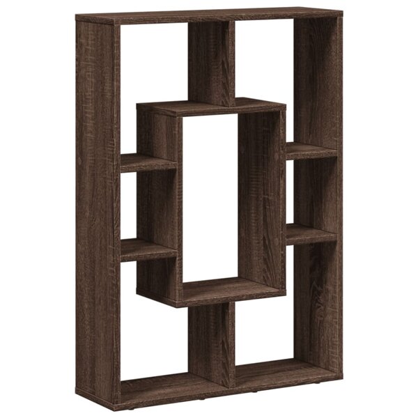 vidaXL Bibliothèque chêne marron 63x20x90 cm bois d'ingénierie