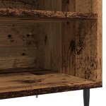 vidaXL Armoire à disques vieux bois 84 5x38x48 cm bois d'ingénierie