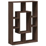vidaXL Bibliothèque chêne marron 63x20x90 cm bois d'ingénierie